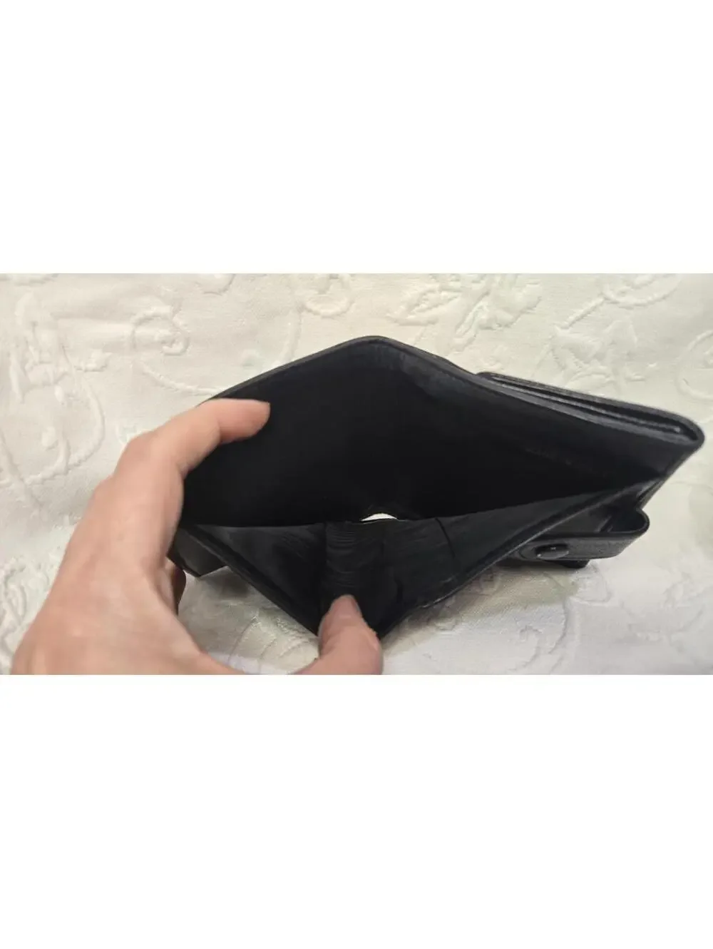 Chanel Classic Black Caviar Wallet with COA